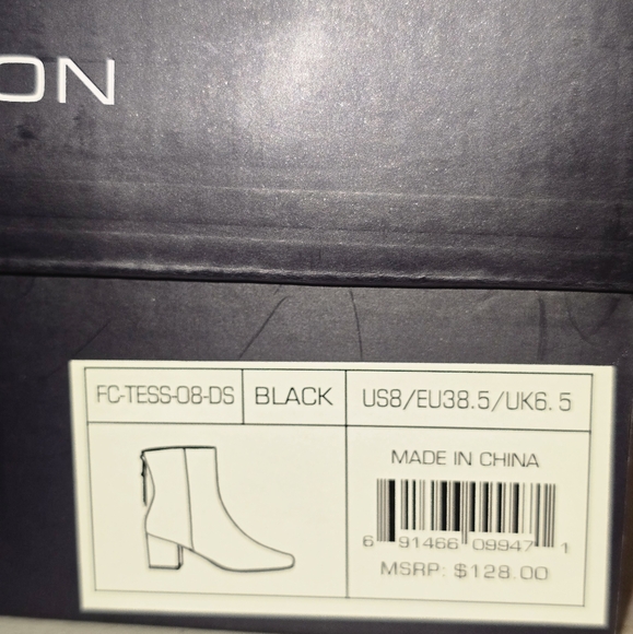 French ConnectionWomen's Tess Zip Back Zipper Boots, Size 8. New with box.  - - Picture 7 of 14